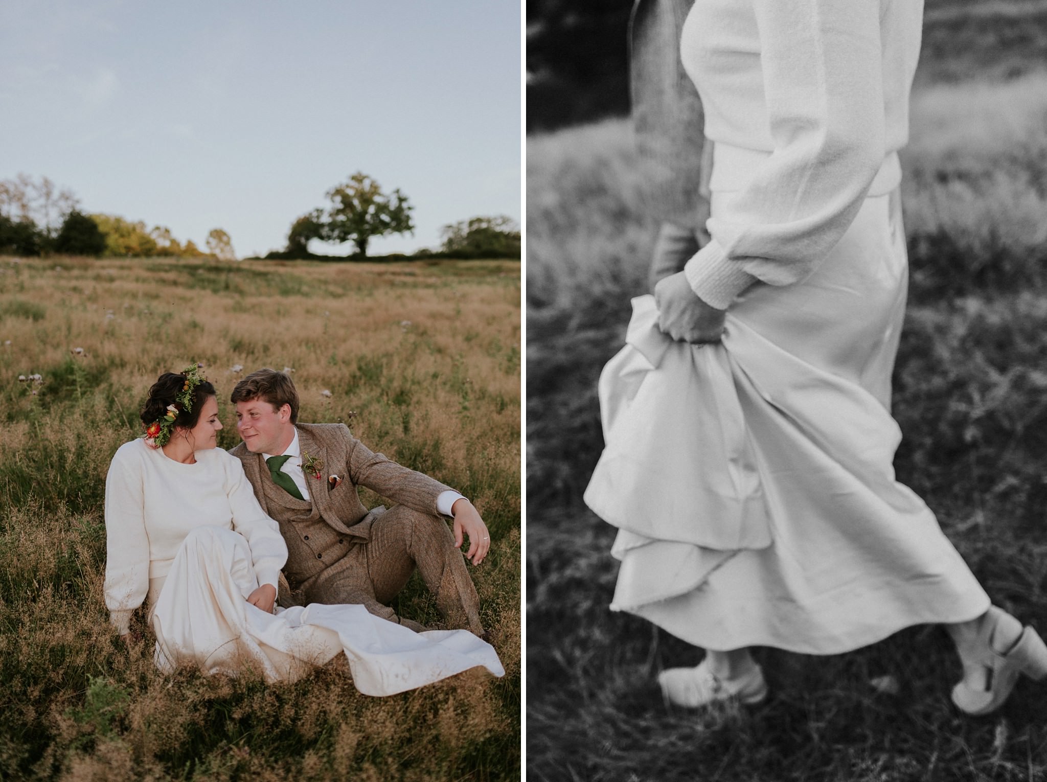 Festival Themed Wedding Photography, Devon | Imogen & Nat
