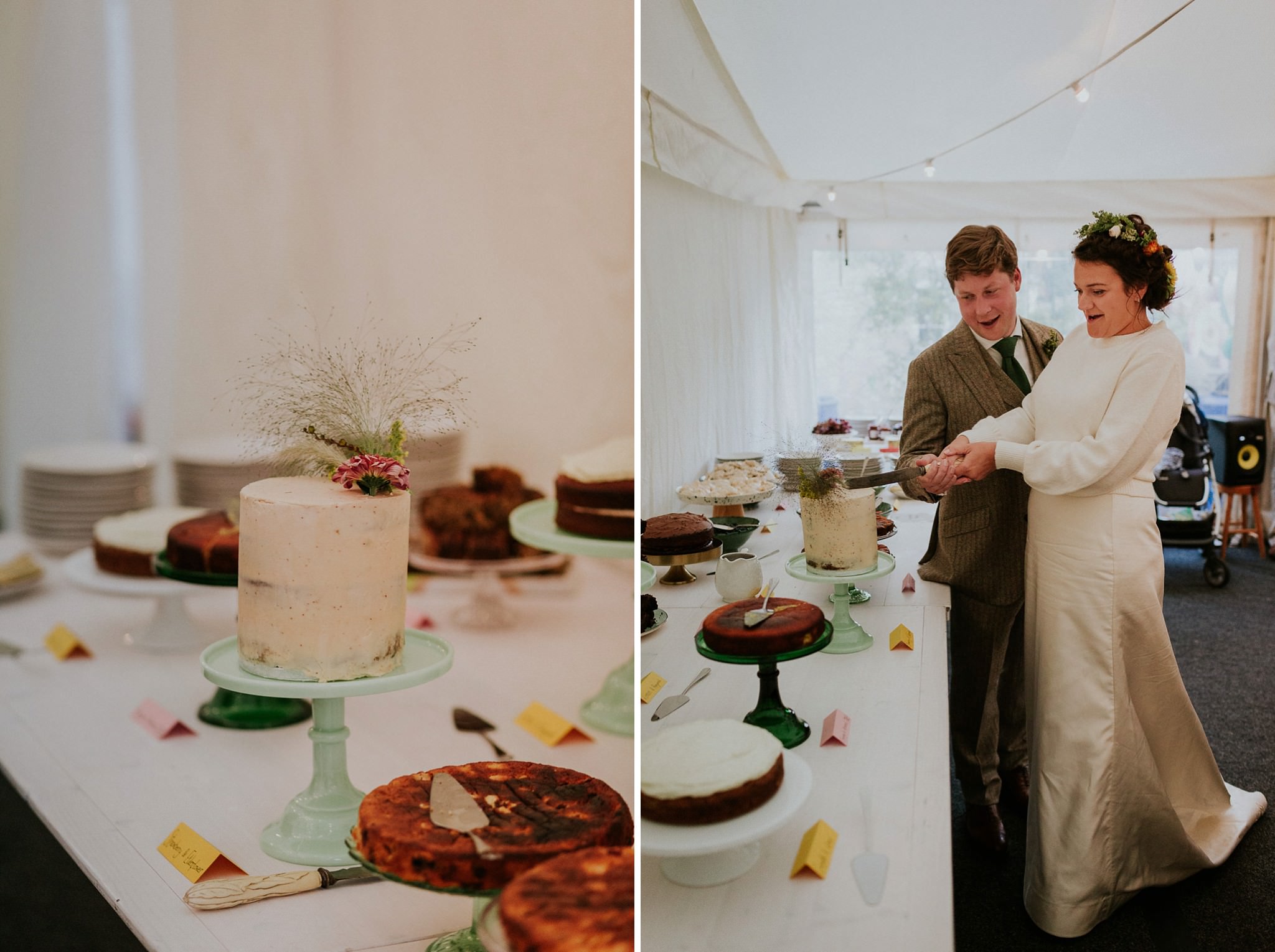 Festival Themed Wedding Photography, Devon | Imogen & Nat