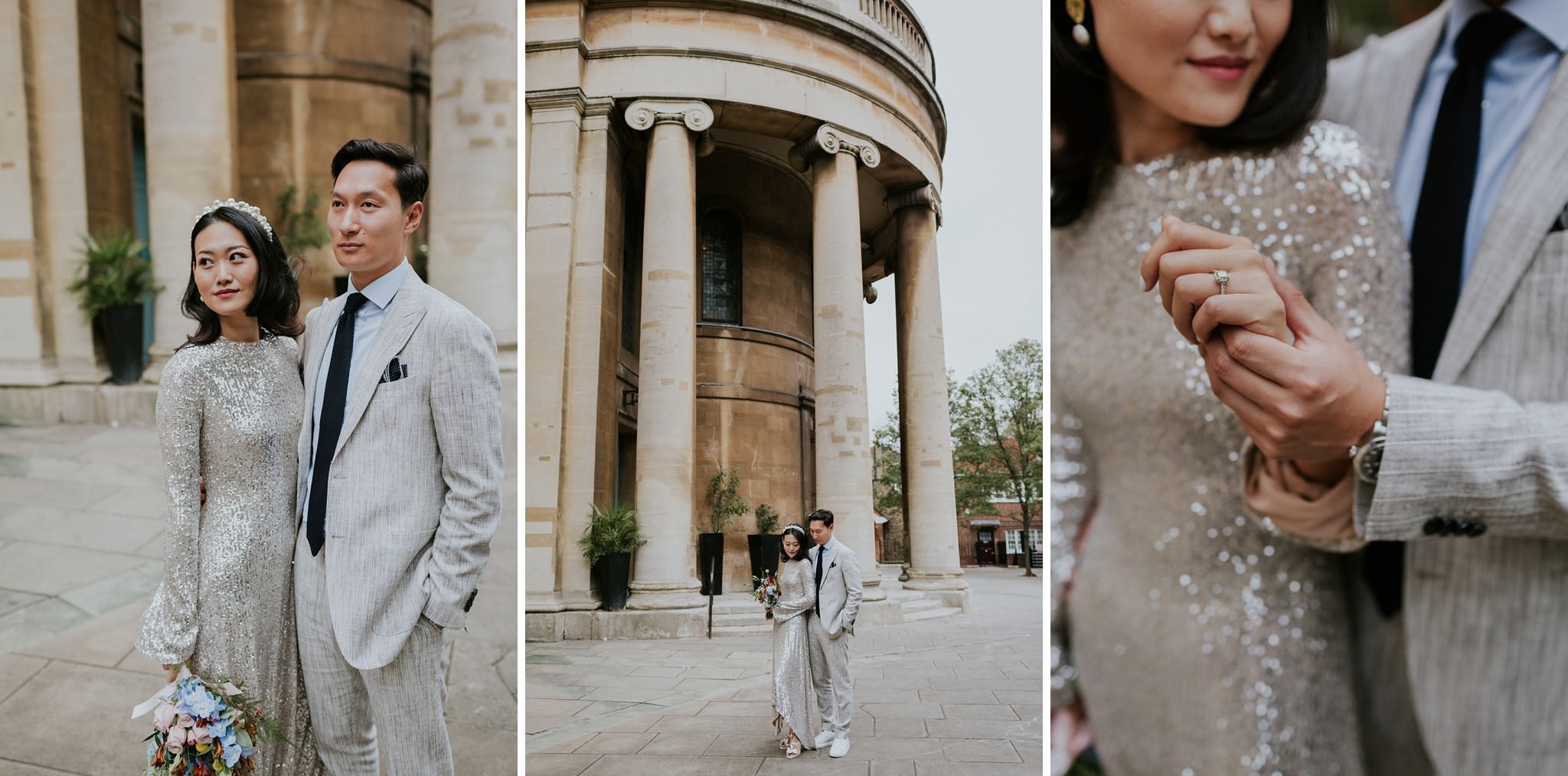 Stylish & Unique Intimate Wedding in London | Eva & Julian