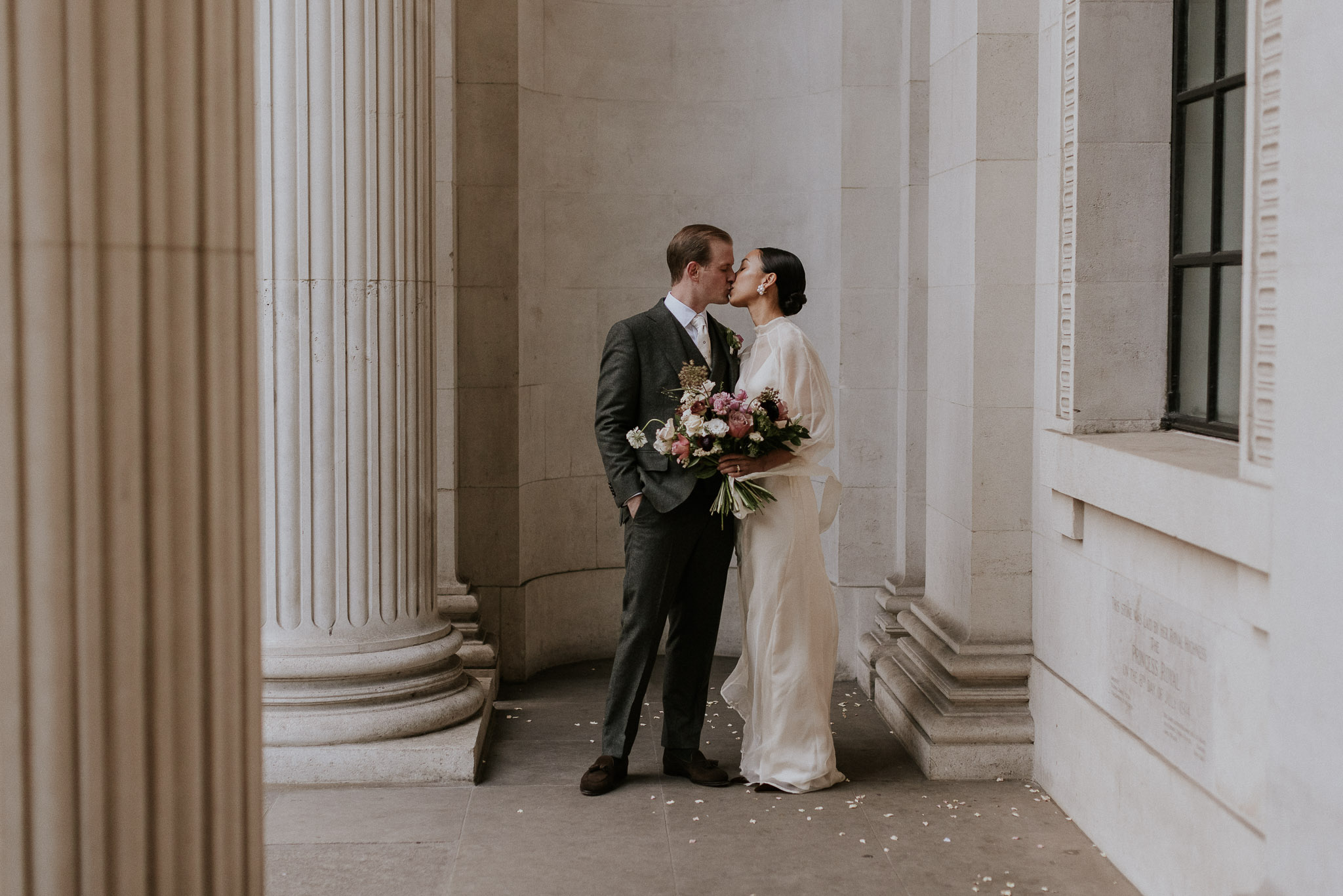 Sarah & Brendon Wedding: Intimate Ceremony at the Old Marylebone Town Hal